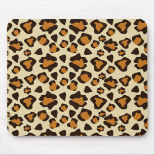 Cheetah skin pattern mouse mat