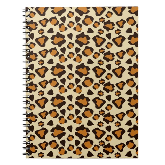 Cheetah skin pattern notebook (Front)