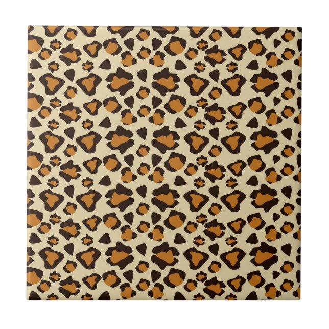 Cheetah skin pattern tile (Front)