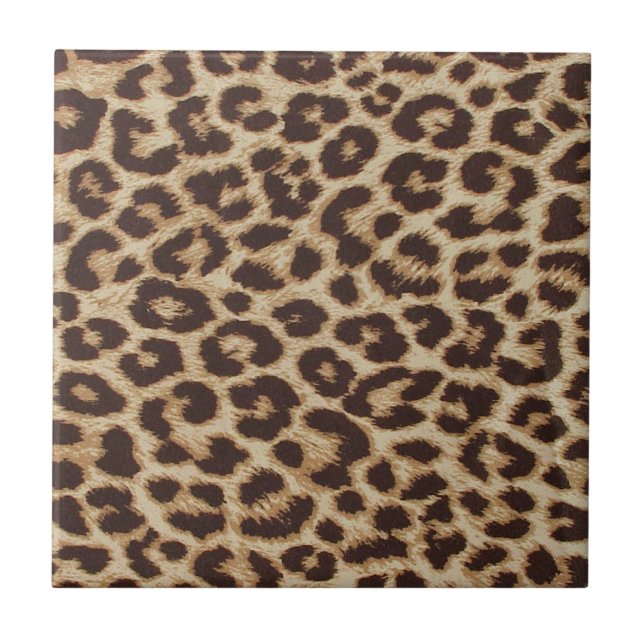 Cheetah Skin Print Tile (Front)