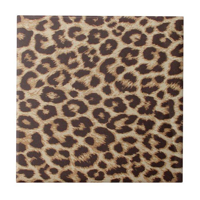 Cheetah Skin Print Tile | Zazzle.co.uk