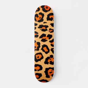 Cheetah Skin Skateboard
