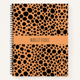 Cheetah skin Small Abstract Safari Pattern Notebook