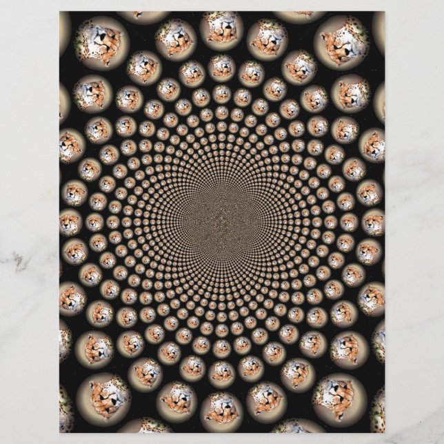 Cheetah Spin Spectacle – Feline Frenzy: Colourful  (Front)