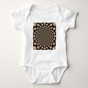 Cheetah Spin Spectacle – Feline Frenzy: Colourful Baby Bodysuit