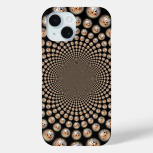 Cheetah Spin Spectacle – Feline Frenzy: Colourful  iPhone 15 Case