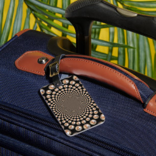 Cheetah Spin Spectacle – Feline Frenzy: Colourful  Luggage Tag