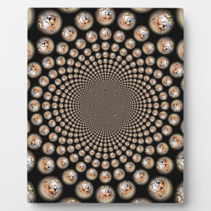 Cheetah Spin Spectacle – Feline Frenzy: Colourful  Plaque