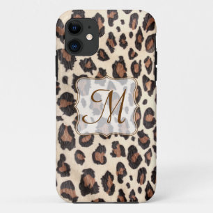 Cheetah Spot Animal Print Monogram IPHONE 5 Case