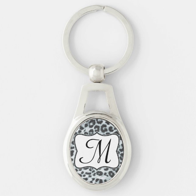 Cheetah Spot Animal Print Wild Digital Key Chain (Front)