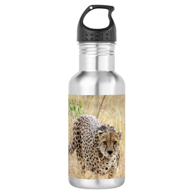Cheetah stainless steel water bottle (Front)