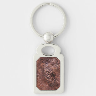 Cheetah Stare Key Ring