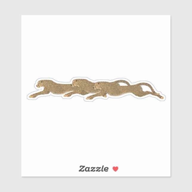 Cheetah Stickers (Sheet)