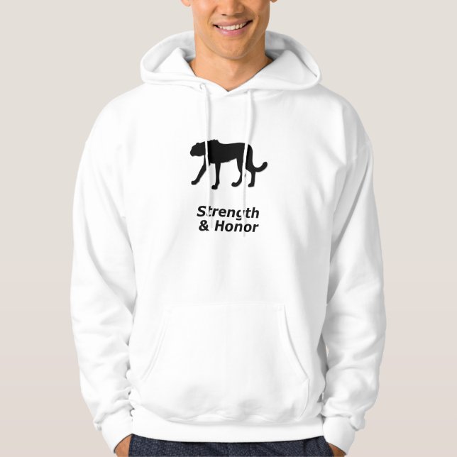 Cheetah Strength Honour Hoodie (Front)