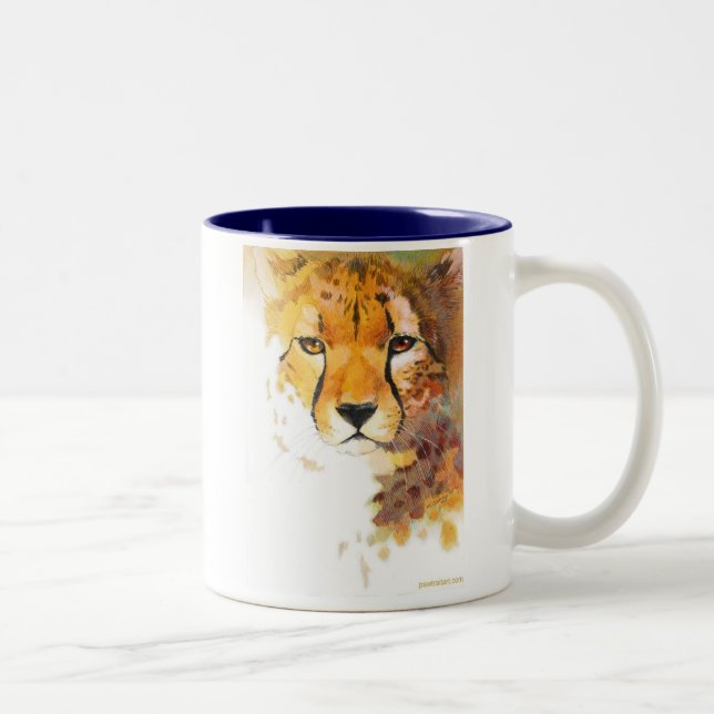 Cheetah! Two-Tone Coffee Mug (Right)