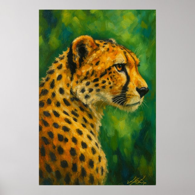 Cheetah Wall Decor Nature Lovers (Front)