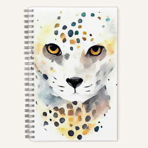 Cheetah Wild Animal Nature Watercolor Art Painting Notebook