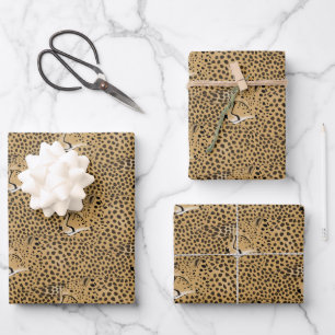 Cheetah Wrapping Paper Sheets