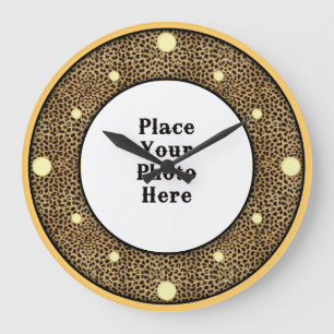 Cheetah Your Photo Wall Clock
