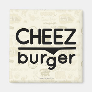 Cheezburger Logo (black) Magnet