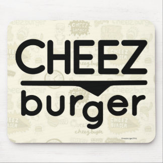 Cheezburger Logo (black) Mouse Mat
