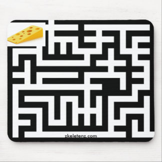 Cheezy Maze Mouse Mat