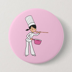 Chef 7.5 Cm Round Badge