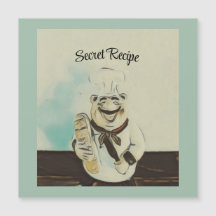 Chef All-Over Magnetic Card