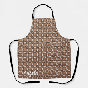 Chef Angela apron with decorative patern