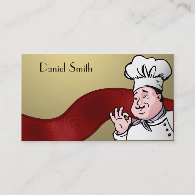 Chef approve business card (Front)