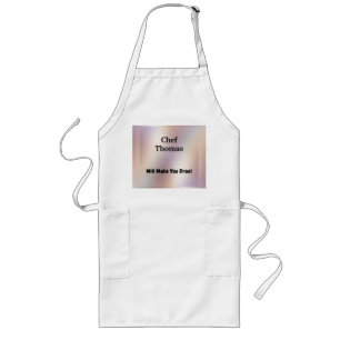 Chef Apron with Designer Background