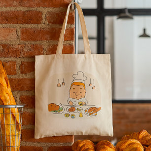 Chef At Work Tote Bag