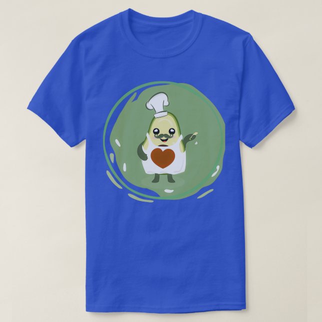 Chef Avocado T-Shirt (Design Front)