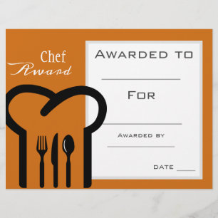 Chef award cooking award