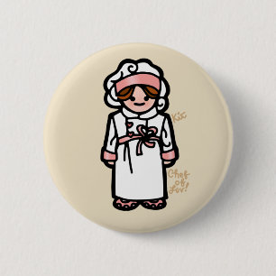 chef badge. 6 cm round badge