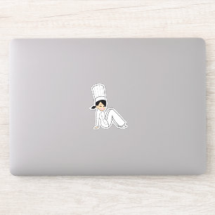 Chef Bakery Girl Sticker