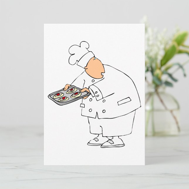 Chef Baking Cook Invitations (Creator Uploaded)