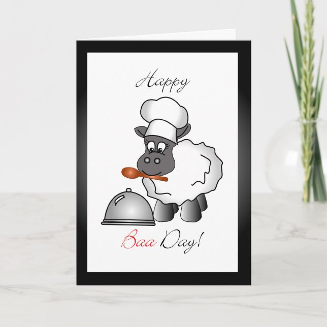 chef birthday greeting card (Front)