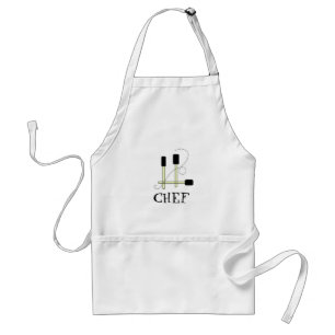 Chef - Black Spatulas Standard Apron