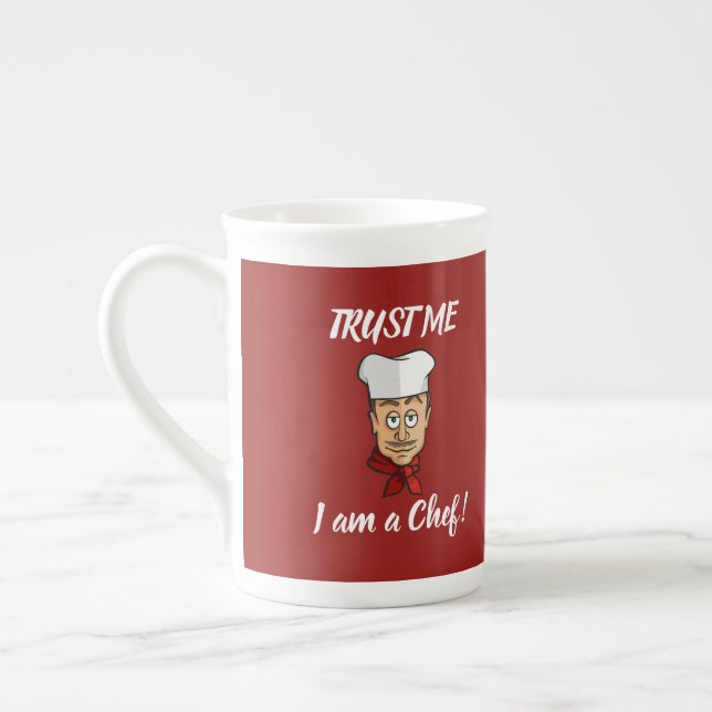 Chef Bone China Mug (Left)