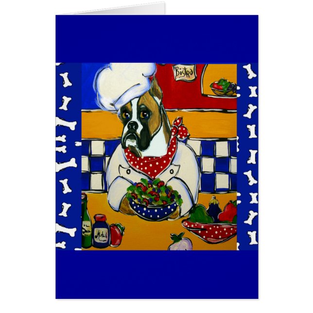 Chef Boxer Dog (Front)