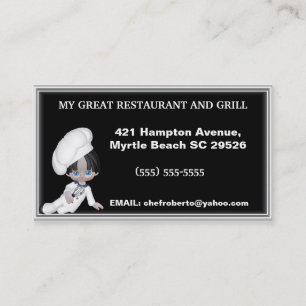 Chef Business Card