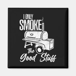 Chef Butcher Cook Bbq Smoke That Cow Beef Funny Sm Magnet