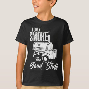 Chef Butcher Cook Bbq Smoke That Cow Beef Funny Sm T-Shirt