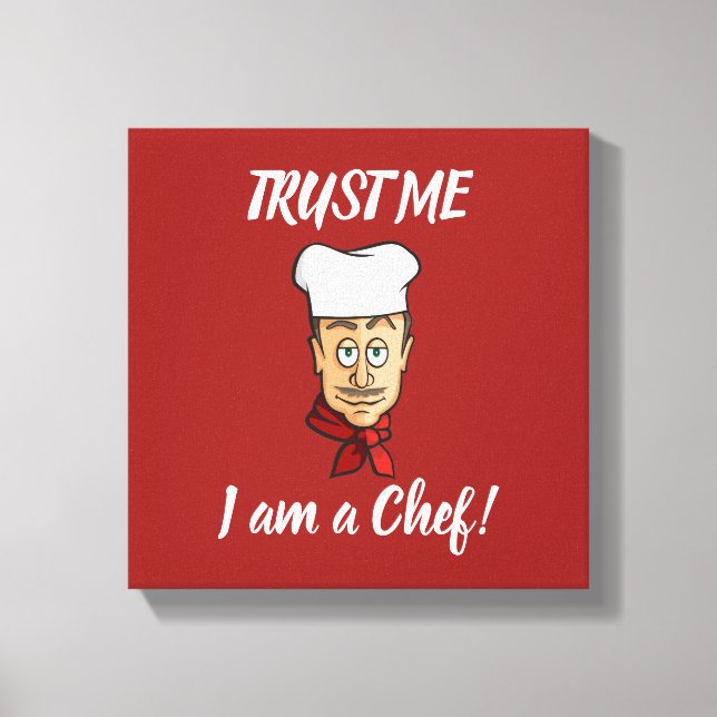 Chef Canvas Print (Front)