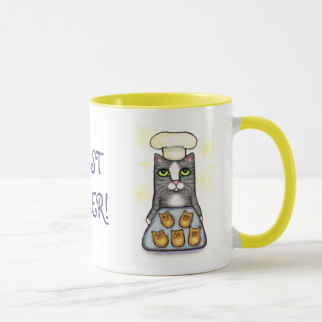 Chef Cat Baking Coffee Mug (Right)