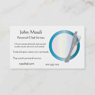 Chef,caterer or restaurant business card
