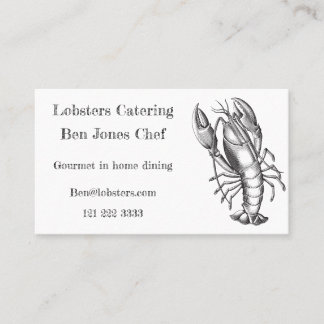 Chef & catering Business Card