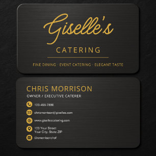 Chef Catering Business Card