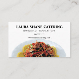 Chef Catering Food Service Restuarant Bistro Business Card